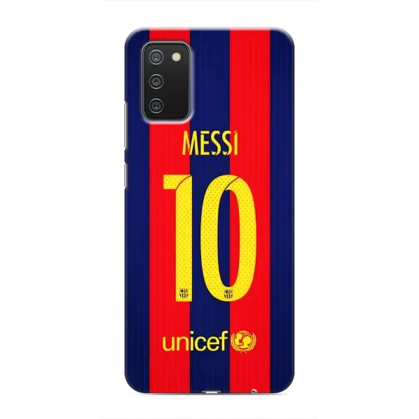 Чехол с принтом «Messi Barca 10» для Samsung Galaxy A03s