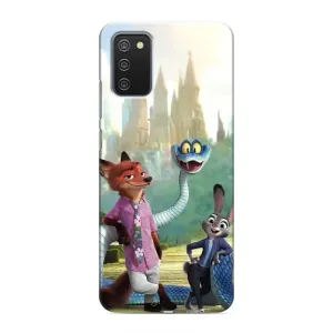 Чохол Зоотрополіс на Samsung Galaxy A03s (Герої мультфільму Зоотрополіс)