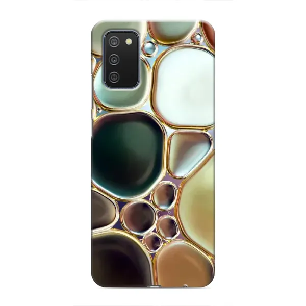 Чехол с принтом «Радужный Мрамор» для Samsung Galaxy A03s
