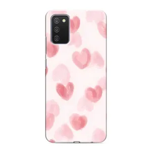 Чехол с розовым рисунком для Samsung Galaxy A03s