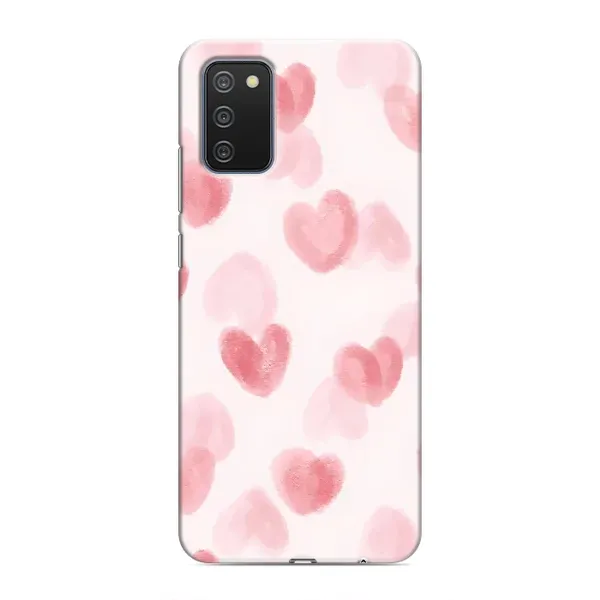 Чехол с принтом «Розовые сердечки» для Samsung Galaxy A03s Чехол с принтом «Розовые сердечки» для Samsung Galaxy A03s