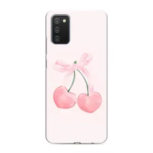 Чехол с принтом «Розовые вишни» для Samsung Galaxy A03s