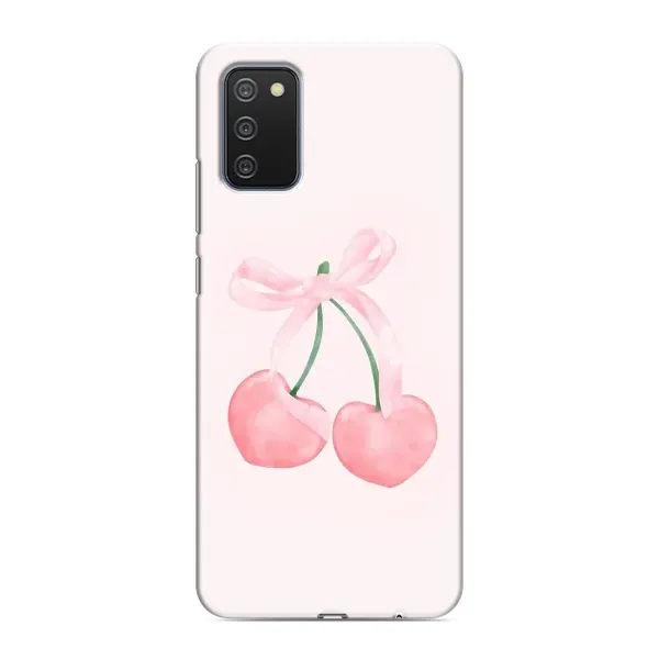 Чехол с принтом «Розовые вишни» для Samsung Galaxy A03s Чехол с принтом «Розовые вишни» для Samsung Galaxy A03s