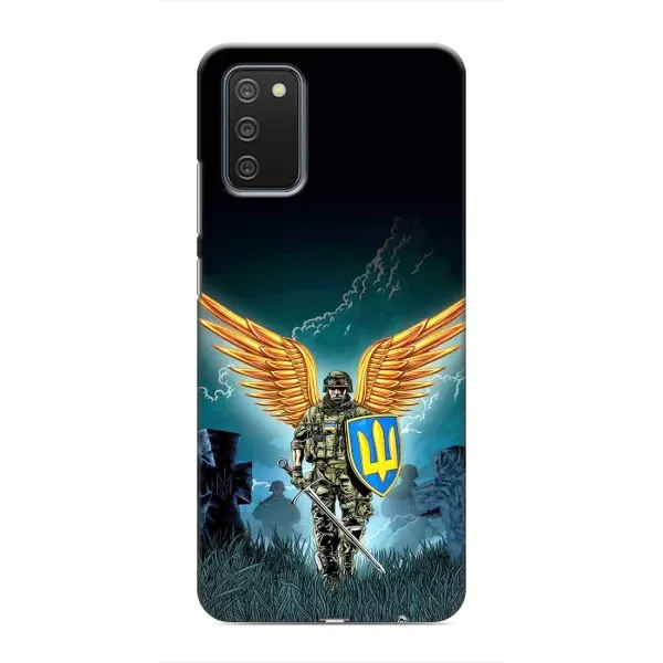 Чохол з принтом «Солдат ЗСУ» для Samsung Galaxy A03s