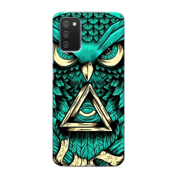 Чехол с принтом «Сова с глазом» для Samsung Galaxy A03s Чехол с принтом «Сова с глазом» для Samsung Galaxy A03s