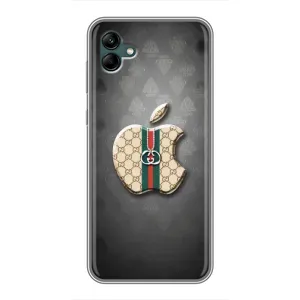 Чехлы ГУЧЧИ для Самсунг А04 (AlphaPrint) (Apple gucci)