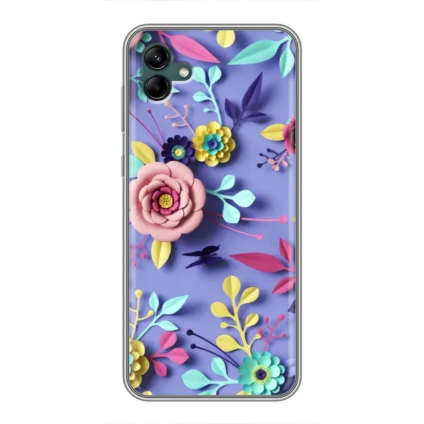 Чехол с принтом «Цветочный дизайн» для Samsung Galaxy A04 Чехол с принтом «Цветочный дизайн» для Samsung Galaxy A04