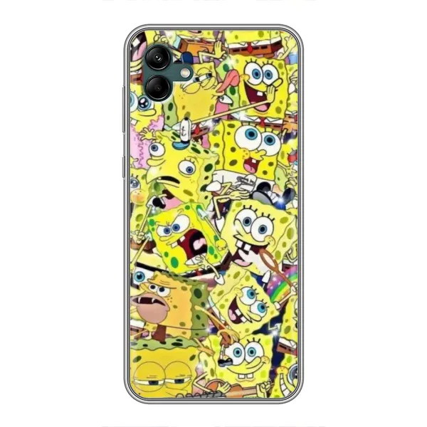 Чехол с принтом «Эмоции Спанч Боба» для Samsung Galaxy A04