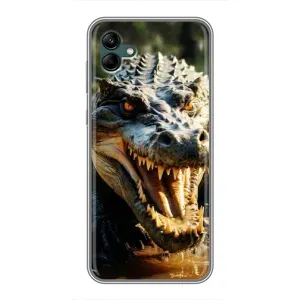 Чехол с картинкой «Хищники» для Samsung Galaxy A04 (Опасный крокодил)