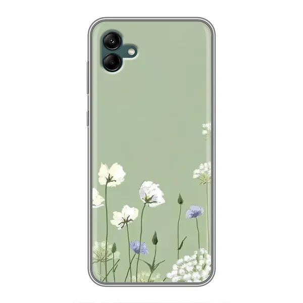 Чохол з принтом «Квіти на зеленому» для Samsung Galaxy A04