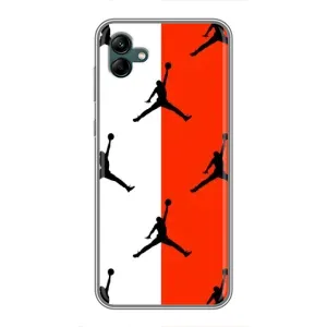 Чохли для Samsung Galaxy A04 - з картинкою JORDAN (AlphaPrint) (Лого Джордан)