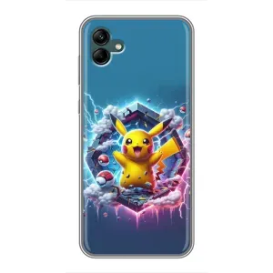 Чохол з Пікачу на Samsung Galaxy A04 (Лого Пікачу)