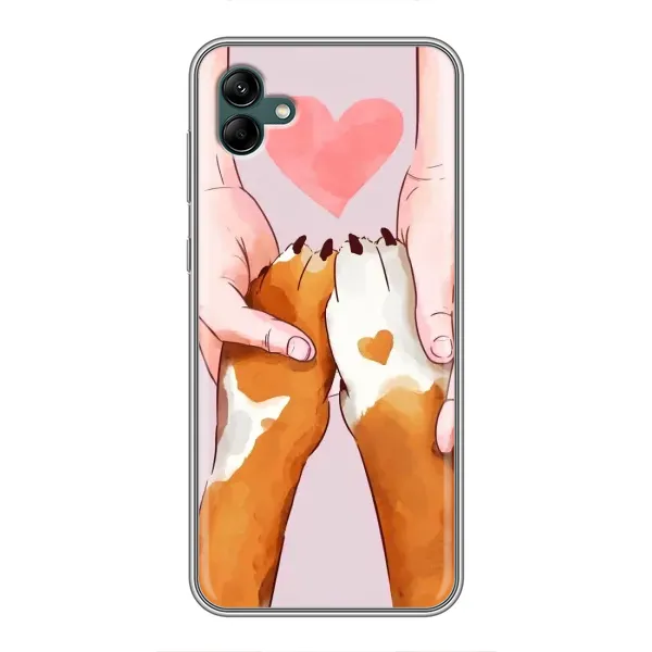 Чехол с принтом «Любовь к собакам» для Samsung Galaxy A04 Чехол с принтом «Любовь к собакам» для Samsung Galaxy A04
