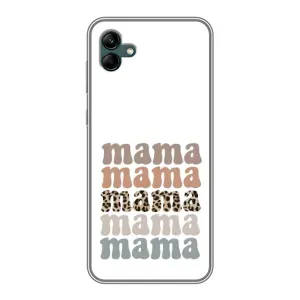Чохли для мами на Samsung Galaxy A04 (Текстовий колаж мама)