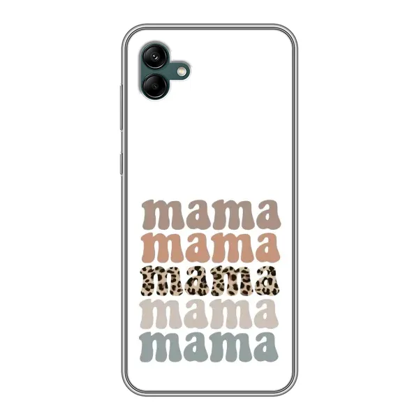 Чехол с принтом «Текстовый коллаж мама» для Samsung Galaxy A04