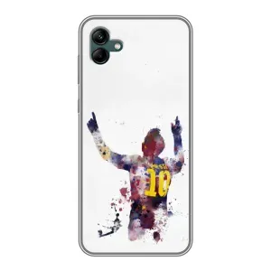 Чехлы Месси для Samsung Galaxy A04 (AlphaPrint) (Messi Barca)