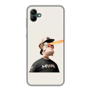 Чехлы с Обезьянами NFT для Samsung Galaxy A04 (AlphaPrint) (обезьяна NFT в очках)