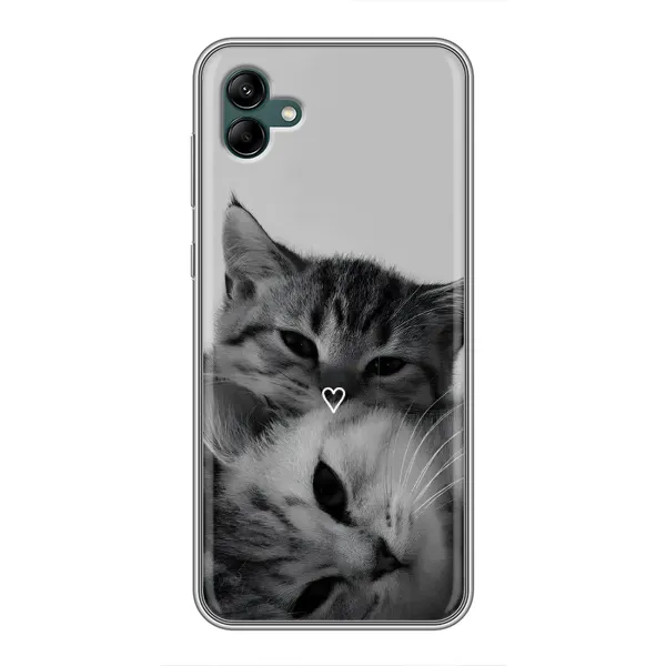 Чехол с принтом «Пара котов» для Samsung Galaxy A04