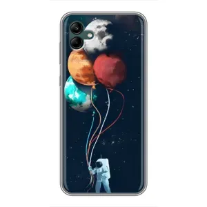 Космічні Чохли для Самсунг Галаксі А04 (VPrint) (Планети кульки)