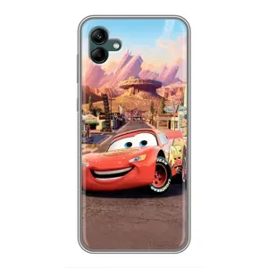 Силиконовый чехол Маквин для Samsung Galaxy A04 (Радиаторный Спрингс Маквин)