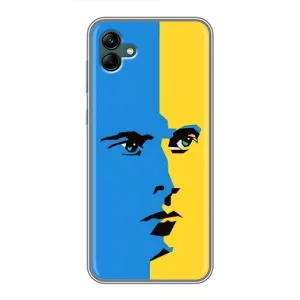 Украинские Чехлы для Samsung Galaxy A04 с картинкой УПА (AlphaPrint) (Степан Бандера)