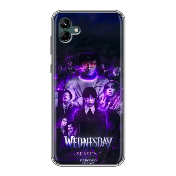 Чехол с принтом «Фиолетовая магия Уэнздей» для Samsung Galaxy A04 Чехол с принтом «Фиолетовая магия Уэнздей» для Samsung Galaxy A04