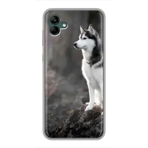 Чохол з Хаскі Samsung Galaxy A04 - (AlphaPrint) (Вірний собака)