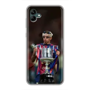 Чохол з футболістом Ламін Ямаль Samsung Galaxy A04 (Ямаль з кубком)