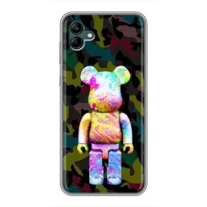 Чохли для Samsung Galaxy A04 - Bearbrick Louis Vuitton (PREMIUMPrint) (Яскравий Bearbrick)