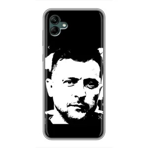 Чохол для Samsung Galaxy A04 (AlphaPrint - с принтом Зеленського) (Зеленский АРТ)