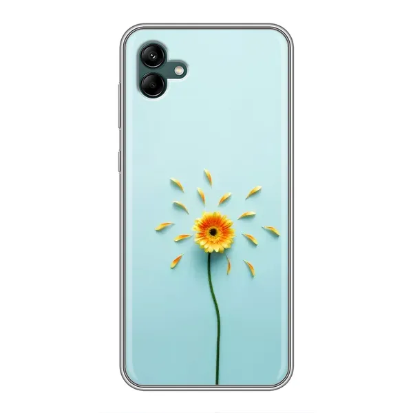 Чехол с принтом «Желтый цветок» для Samsung Galaxy A04 Чехол с принтом «Желтый цветок» для Samsung Galaxy A04