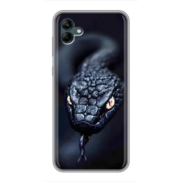 Чехол с принтом «Черная змея» для Samsung Galaxy A04