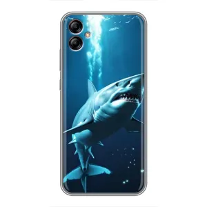 Чохол з картинкою 'Хижаки' для Samsung Galaxy A04e (A042) (Акула під водою)