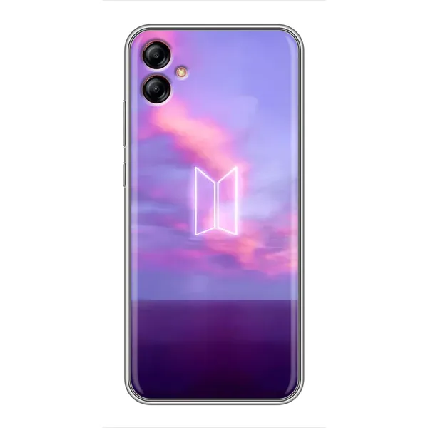 Чохол з принтом «BTS логотип» для Samsung Galaxy A04e (A042) Чохол з принтом «BTS логотип» для Samsung Galaxy A04e (A042)