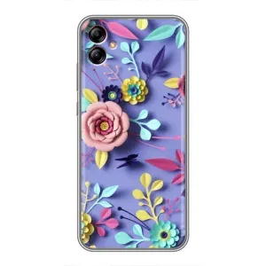 Чехлы с Цветами для Samsung Galaxy A04e (A042) (VPrint) (Цветочный дизайн)