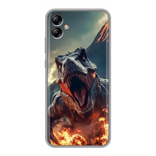 Чохол з принтом «Вогняний динозавр» для Samsung Galaxy A04e (A042)