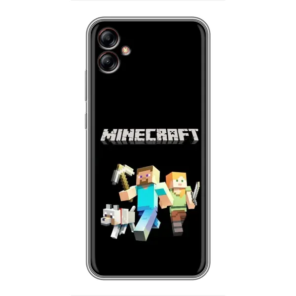Чехол с принтом «герои Minecraft» для Samsung Galaxy A04e (A042) Чехол с принтом «герои Minecraft» для Samsung Galaxy A04e (A042)