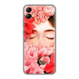 Чехлы (ART) Цветы на Samsung Galaxy A04e (A042) (VPrint) (Очі в квітах)