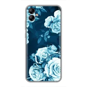 Чехлы (ART) Цветы на Samsung Galaxy A04e (A042) (VPrint) (Блактині бутони)