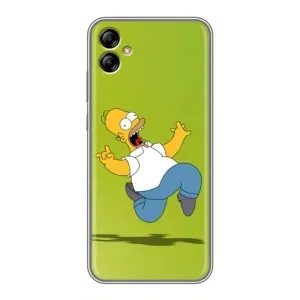 Чехол с Симпсонами для Samsung Galaxy A04e (A042) (VPrint) (Гомер Симпсон)