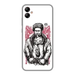 Чохли для Samsung Galaxy A04e (A042) с принтом Тараса Шевченко (AlphaPrint) (Козак Шевченко)