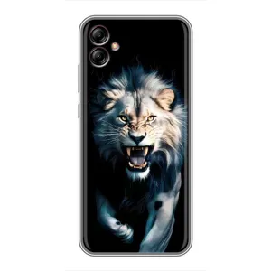 Чохол з картинкою 'Хижаки' для Samsung Galaxy A04e (A042) (Лев у темряві)