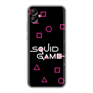 Чехол Гра в кальмара для Samsung Galaxy A04e (A042) (Паттерн Игра кальмара)
