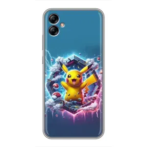 Чохол з Пікачу на Samsung Galaxy A04e (A042) (Лого Пікачу)