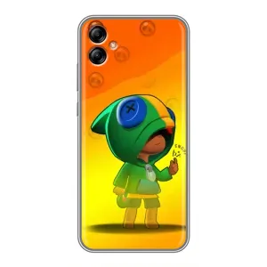 Чехол для Samsung Galaxy A04e (A042) Бравл Старс (VPrint) (Хлопчик Леон)