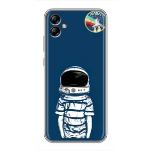 Чохол NASA для Samsung Galaxy A04e (A042) (AlphaPrint) (Хлопчик в шоломі)