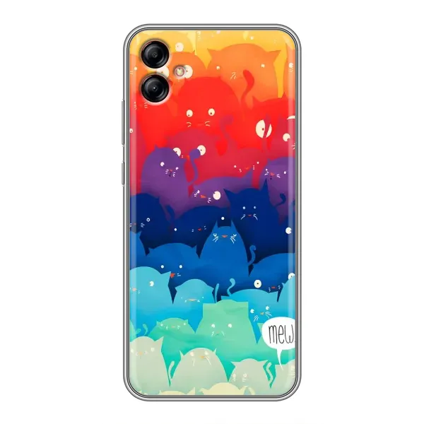Чохол з принтом «Mew» для Samsung Galaxy A04e (A042) Чохол з принтом «Mew» для Samsung Galaxy A04e (A042)