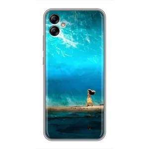 Чехол с мультфильмом Моана Samsung Galaxy A04e (A042) (Океан Моана)