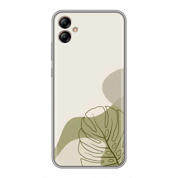 Чохол з принтом «Зелена монстера дизайн» для Samsung Galaxy A04e (A042) Чохол з принтом «Зелена монстера дизайн» для Samsung Galaxy A04e (A042)