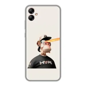 Чехлы с Обезьянами NFT для Samsung Galaxy A04e (A042) (AlphaPrint) (обезьяна NFT в очках)